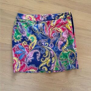 Ralph Lauren Multicolor Paisley Pencil Skirt